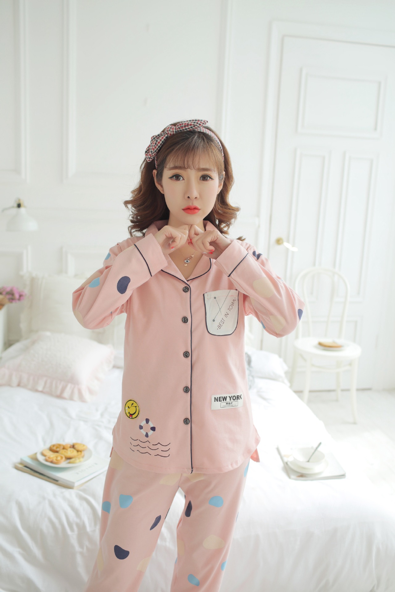 月子服春秋产后开衫喂奶孕妇睡衣冬纯棉产妇哺乳怀孕期全棉套装