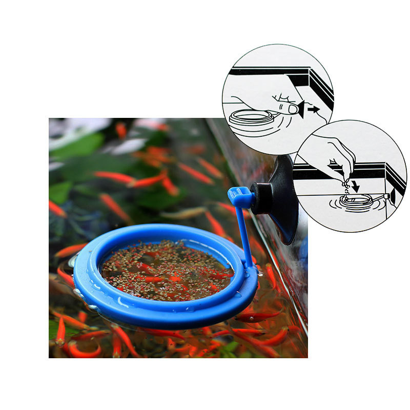 鱼缸喂食圈水族箱自浮投食圈投食器方形养鱼用品原先喂食器投食器