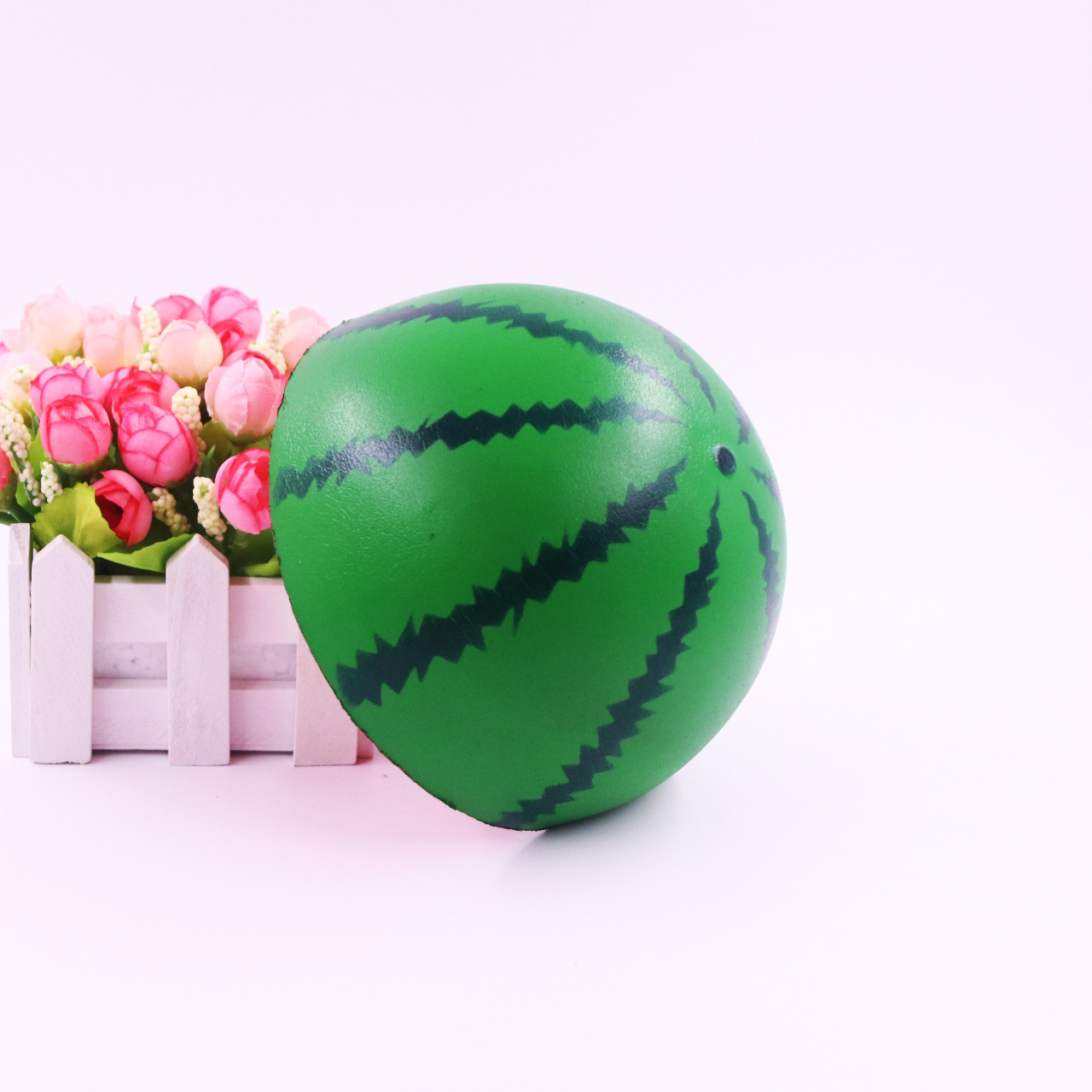 新品推荐squishypu慢回弹仿真半个大西瓜减压玩具工艺品厂家直销