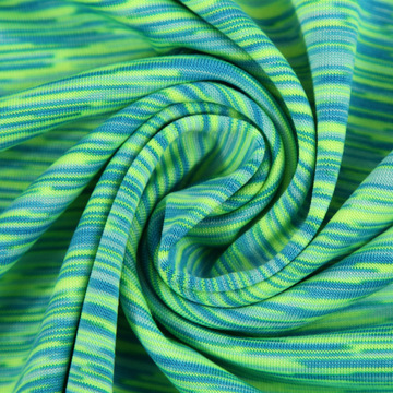 厂家直销 绍兴柯桥 五彩丝涤氨汗布  针织女装服装时尚面料