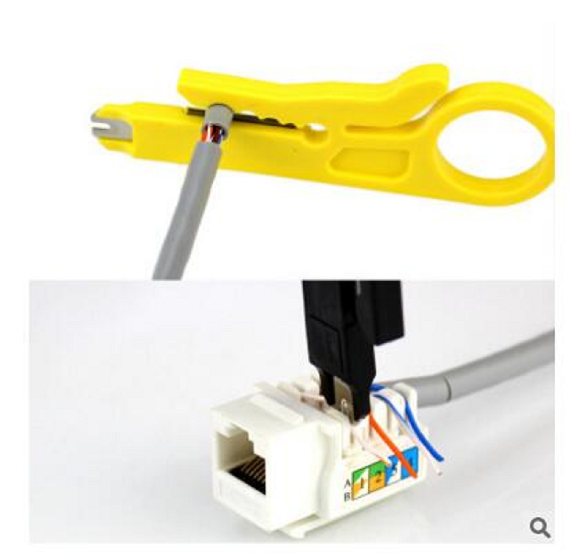 网络模块打线刀 迷你黄色剥线刀 小黄刀