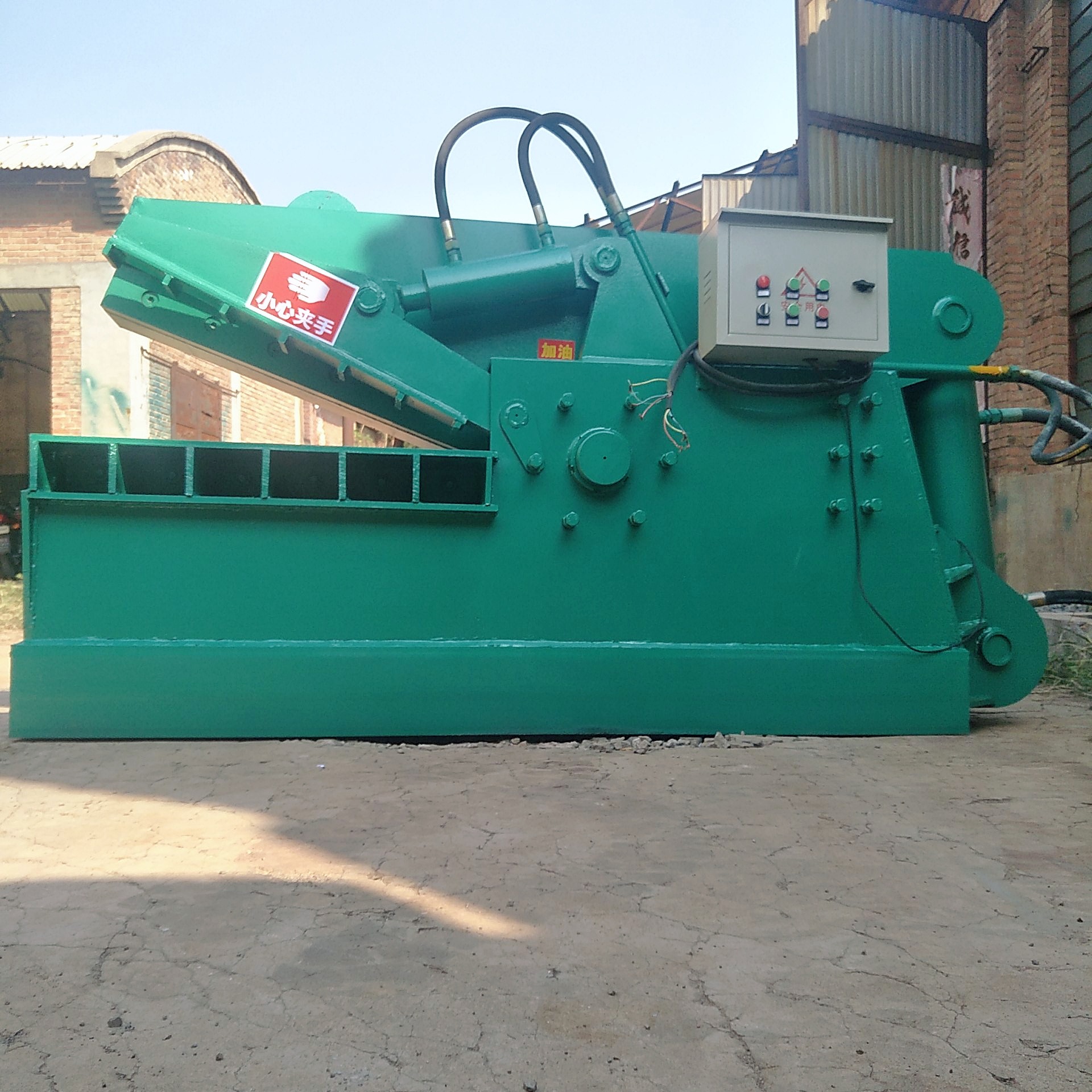 卧式液压鳄鱼剪 方管圆钢剪断机 废铁克星鳄鱼式大剪子耐用吨位高