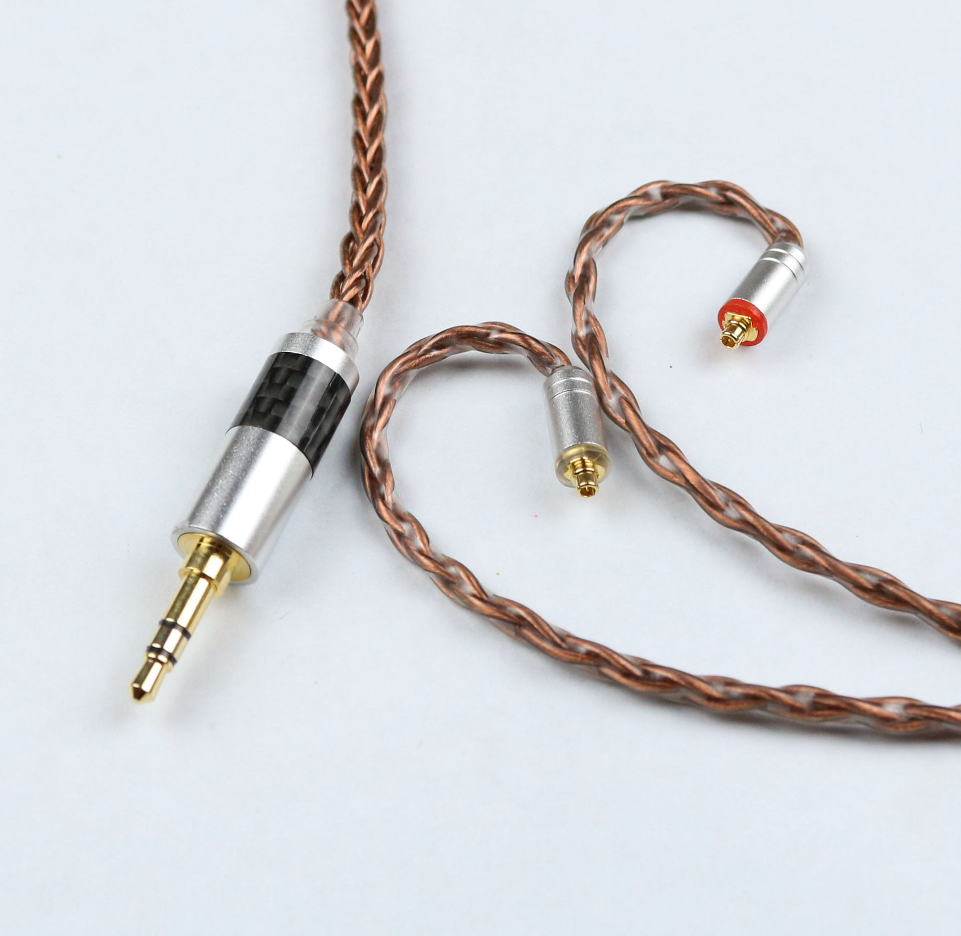 单晶铜镀银3.5耳机升级线se535 se846 舒尔hifi线材diy定制厂直销
