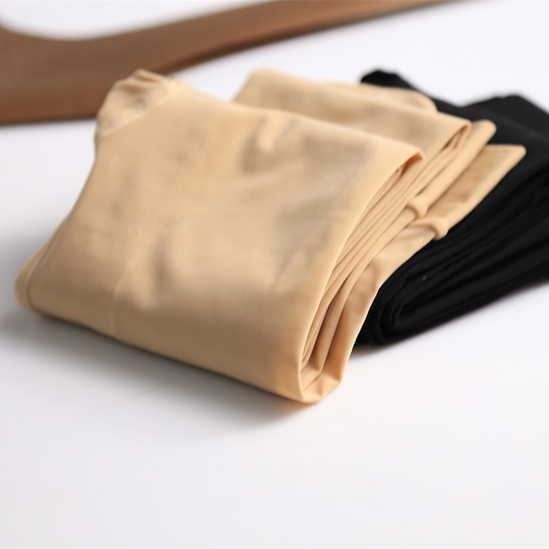 耐穿钢丝面膜袜 60d缎面丝袜防勾丝浅肤色微压显瘦连裤袜女防晒袜