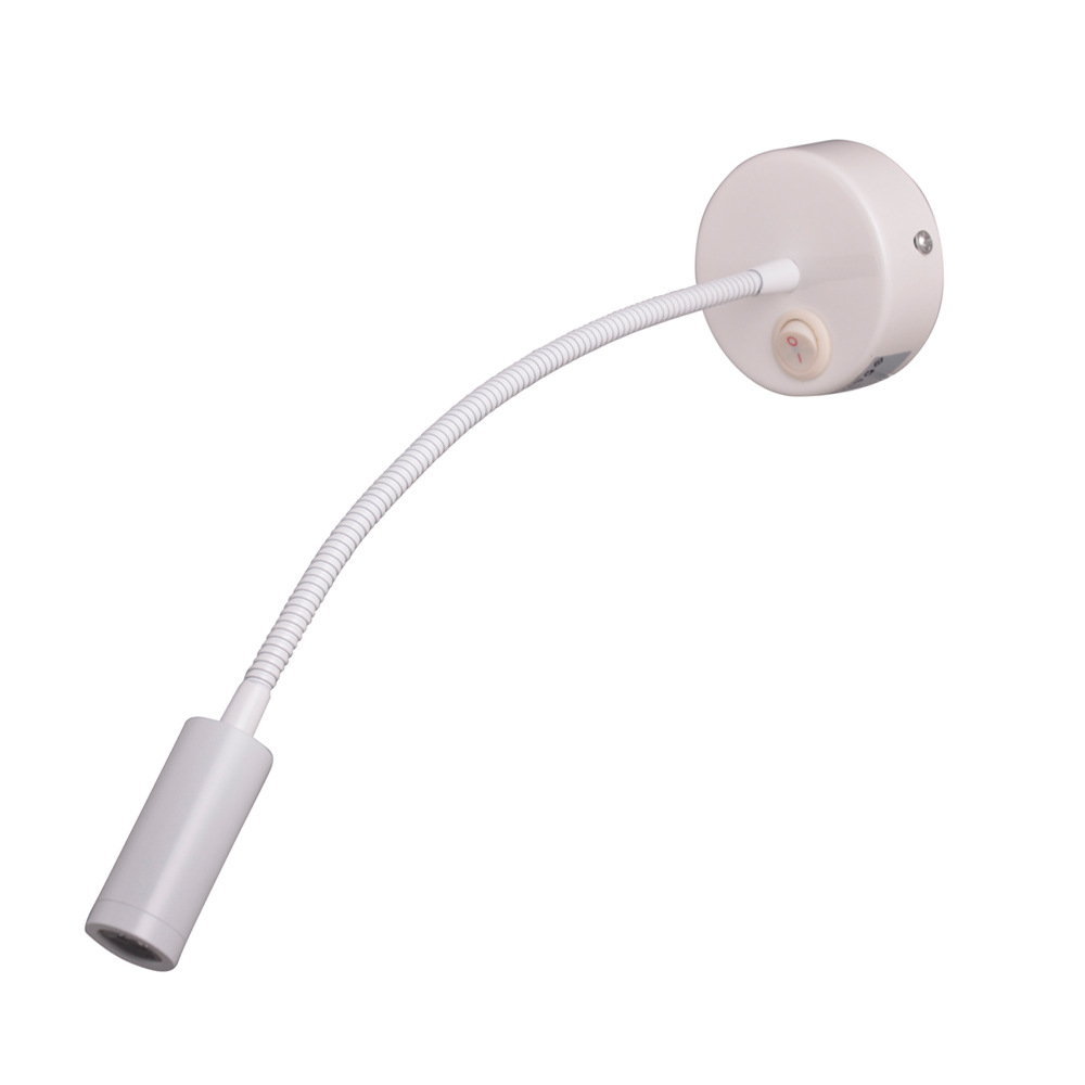 跨境led床头壁灯 酒店客房阅读灯软管射灯 ss029a