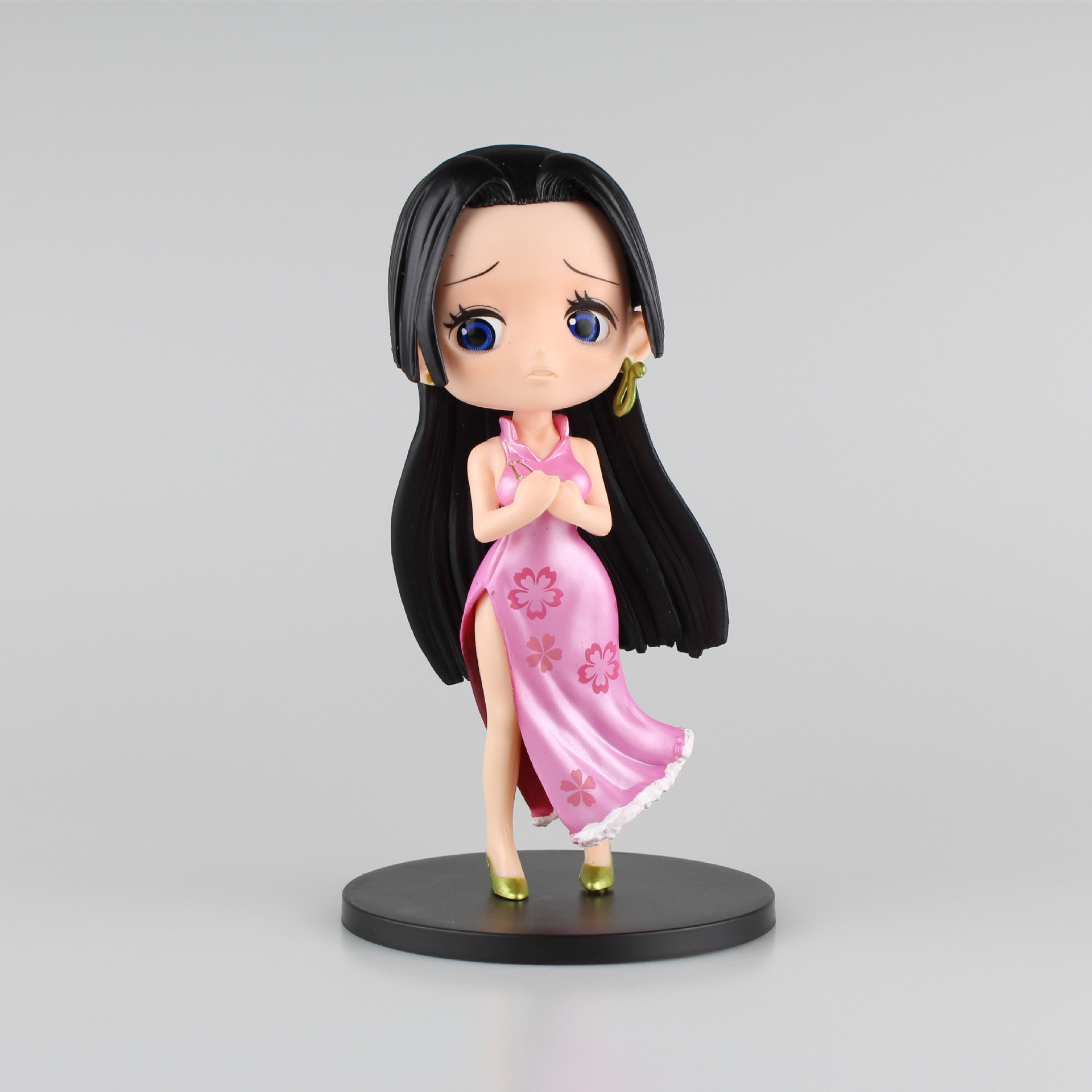 ip形象玩偶海贼王航海王q版3款女帝波雅汉库克紫色粉色手办公仔