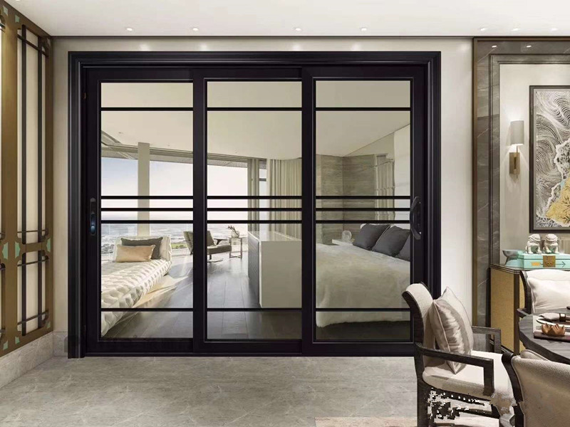 格菲尼门窗订制推拉门阳台推拉门三轨三联动吊趟门卧室玻璃推拉门