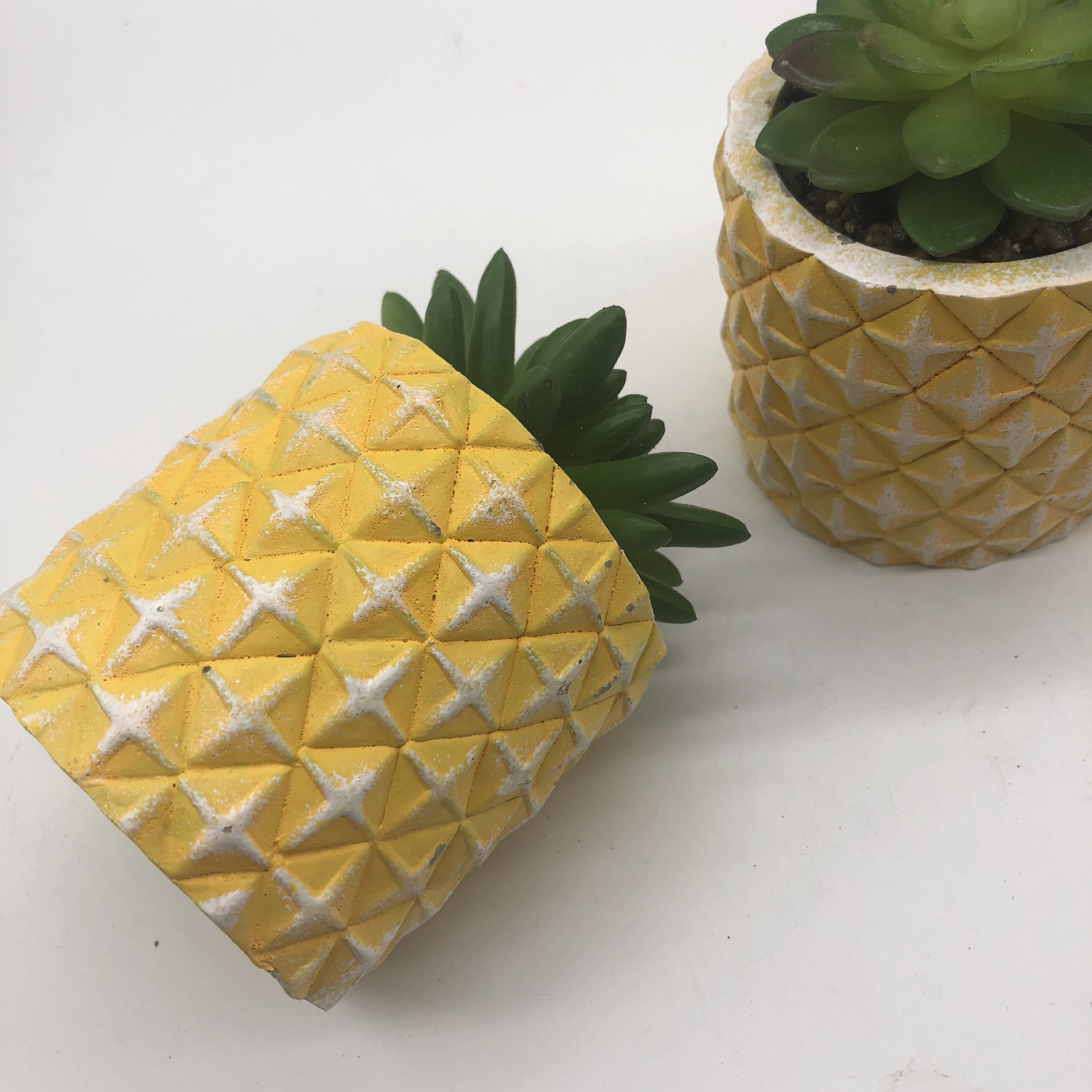 仿真植物盆栽花盆菠萝摆件仿生多肉盆栽装饰摆件