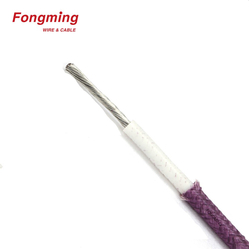 ul3074耐高温硅胶编织线600伏 200度高温线---扬州市凤鸣电缆厂