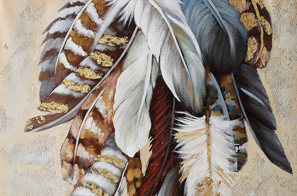 墙纸3d时尚彩色羽毛纹理艺术复古美式 电视沙发壁纸壁画背景墙