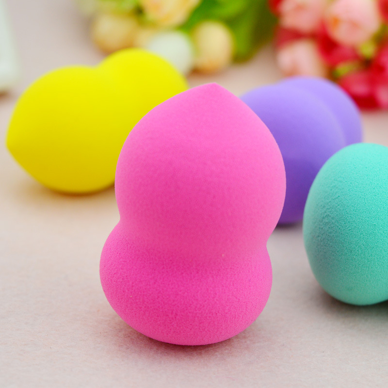 亲水性葫芦形状粉扑亲肤柔软干湿两用泡水变大气垫bb化妆海绵粉扑