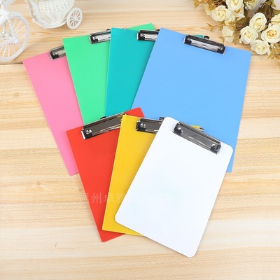 定制a4板夹写字板pp点餐垫票据夹塑料夹板多颜色可选可印刷logo