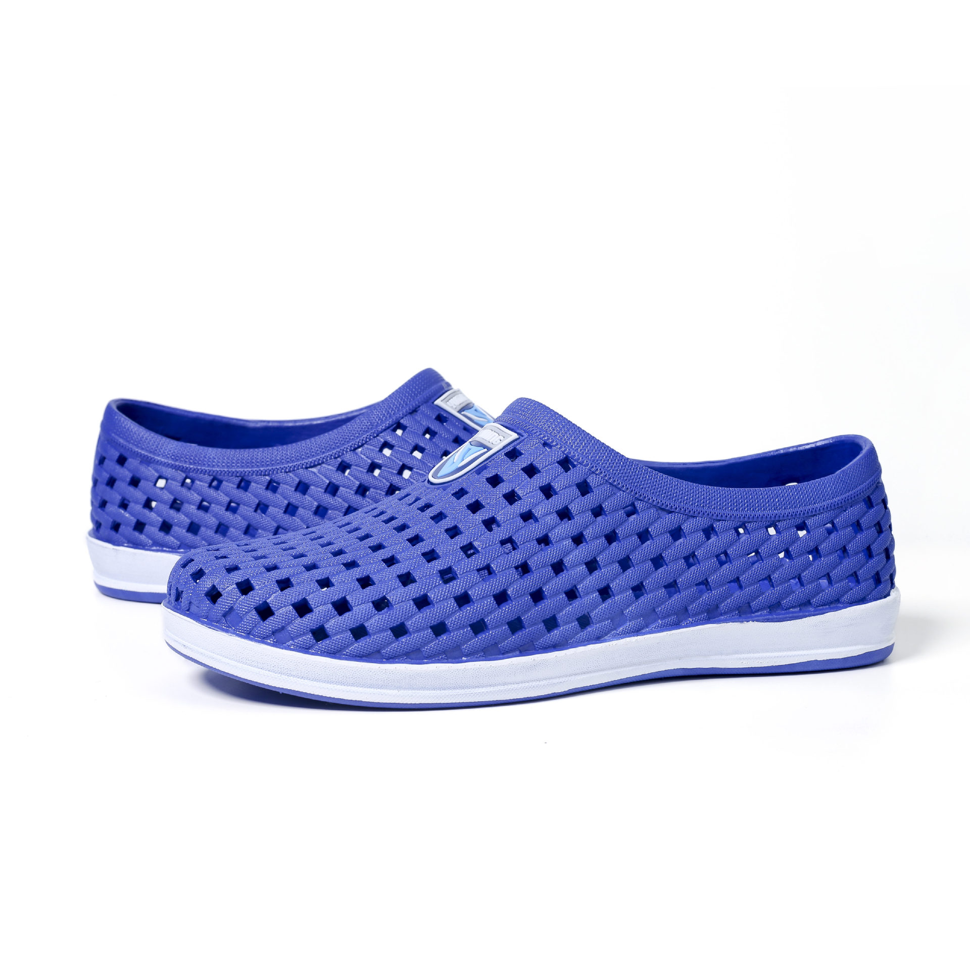 行运星新款男pvc包头透气防滑洞洞鞋注塑夏季现货出口凉拖鞋