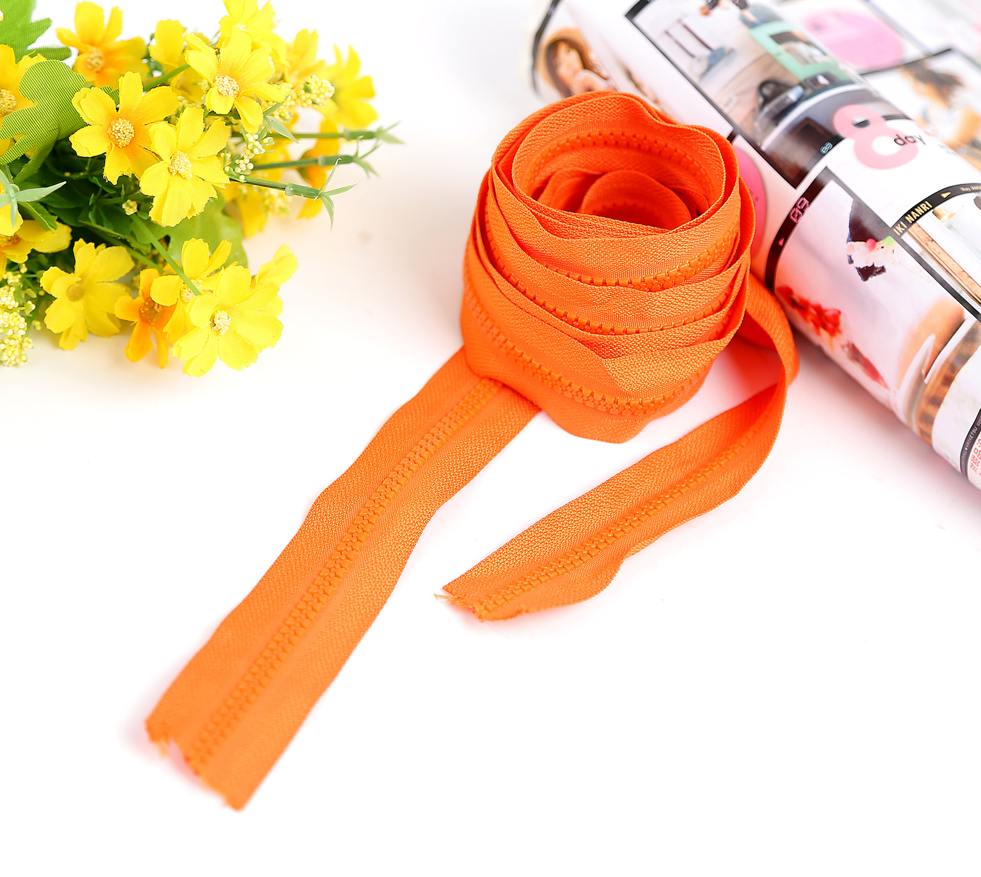 厂家现货 5号尼龙黑色码装拉链 加宽布带 服装家纺沙发帐篷可用