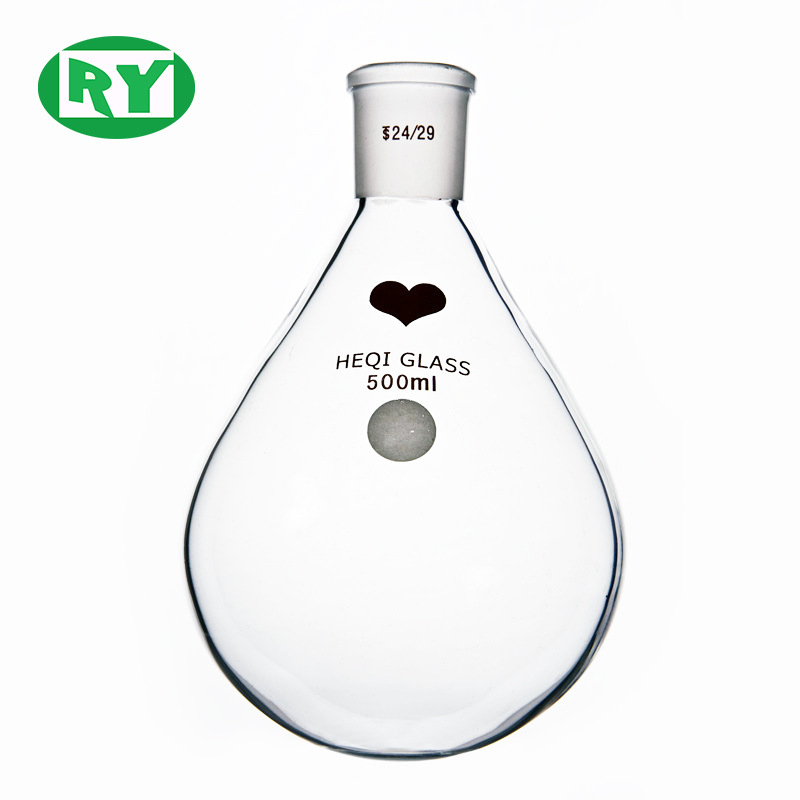上海禾汽 实力厂家 茄形烧瓶 茄瓶旋蒸瓶 单口瓶茄形瓶 高硼硅3.