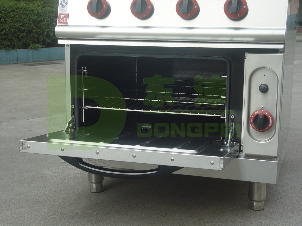 佳斯特us-rq-4商用四头燃气煲仔炉连电焗炉煲仔饭炉西餐创业设备