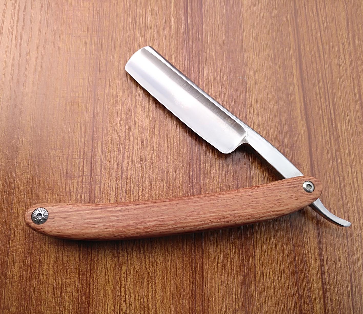 花梨木剃须刀剃刀老式手动剃须刀美发刮胡刀传统刮脸刀剃头刀