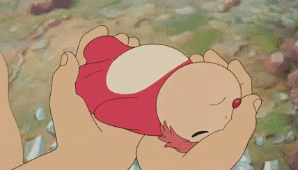 宫崎骏金鱼姬波妞宗介树脂公仔配件 微景观diy动漫