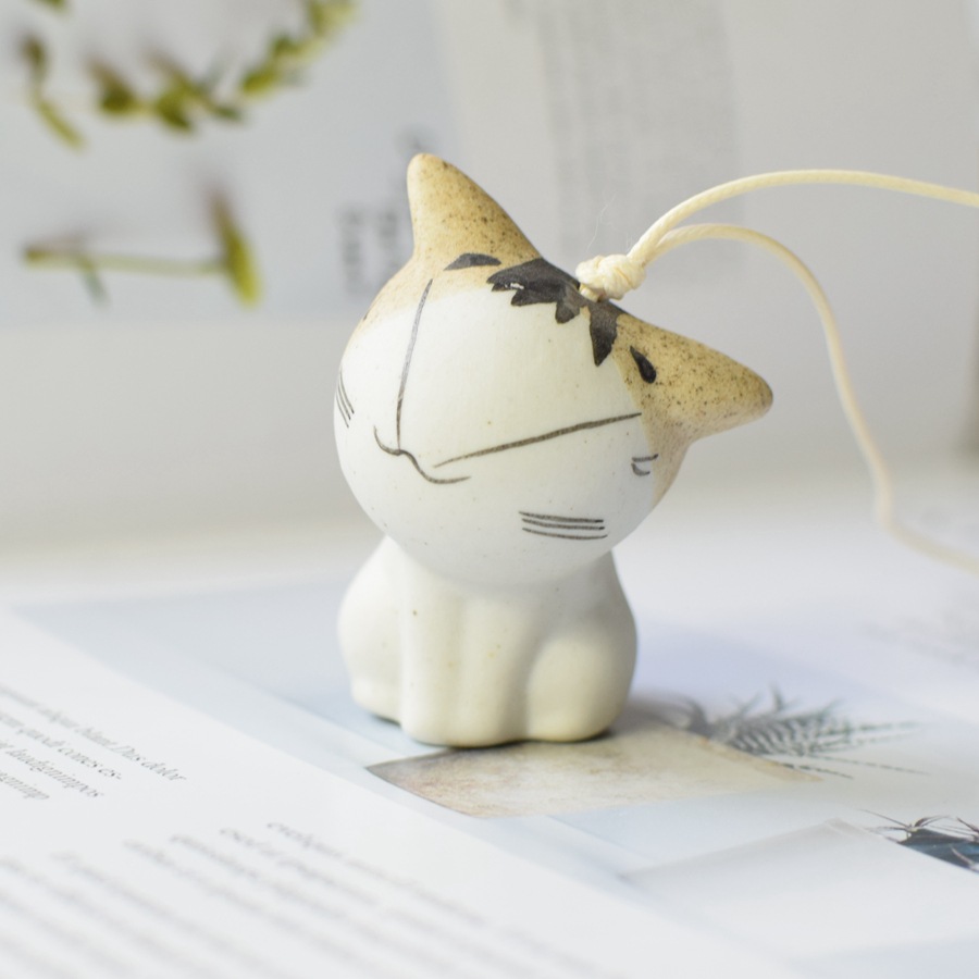 厂家批发可爱卡通造型挂件创意手绘工艺品卖萌猫小奇猫