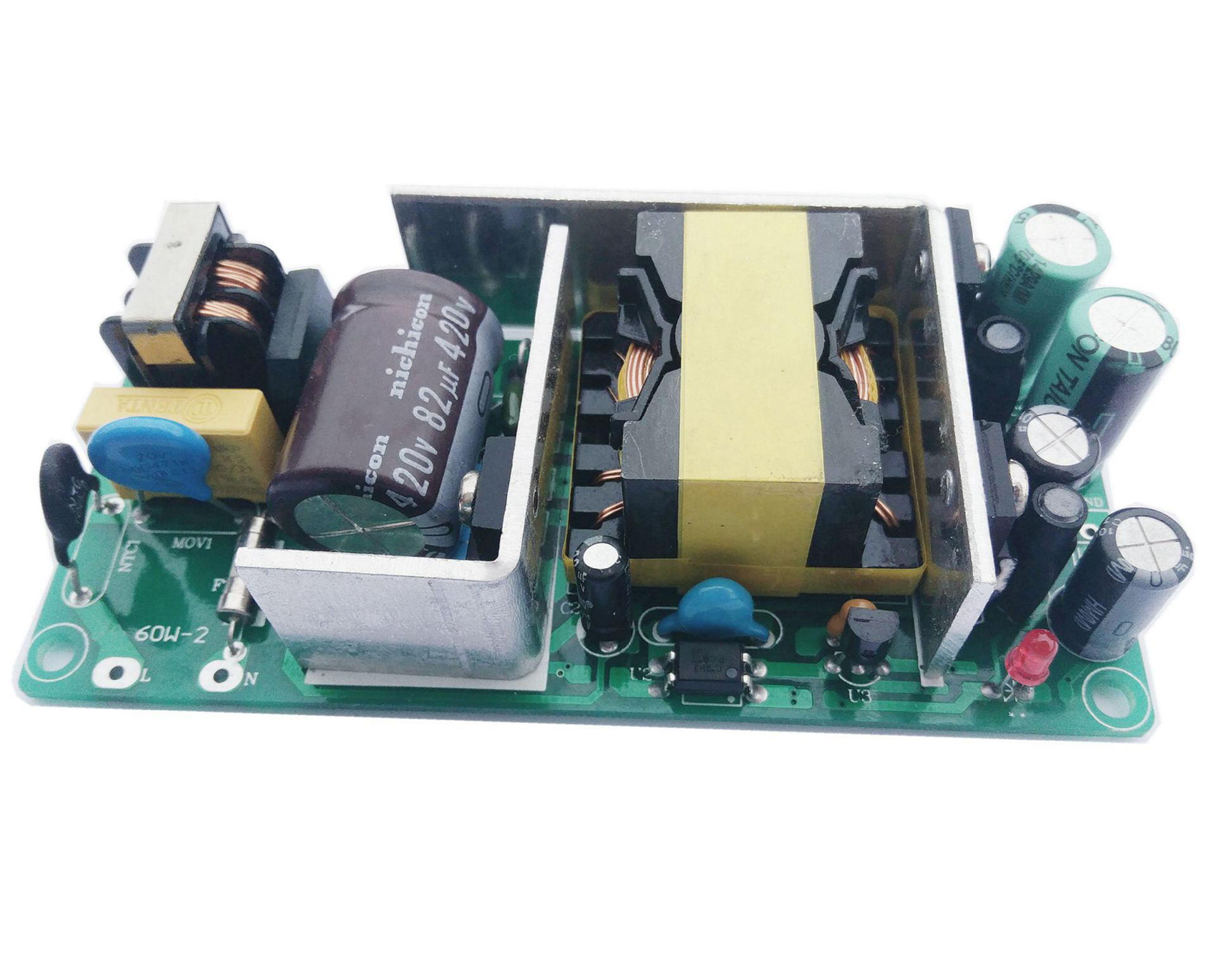 深圳厂家定做裸板电源输出5v12a直流稳压电源工业级标准品质稳定