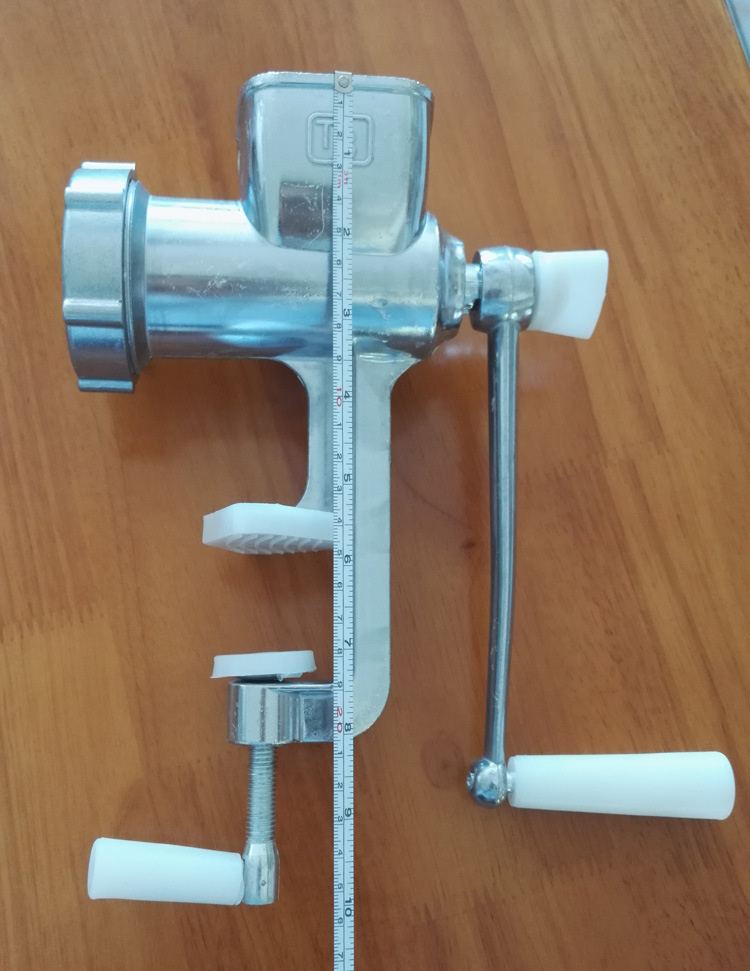 小型铝合金绞肉机 手摇碎肉宝 手动绞肉靡 家用方口绞肉机