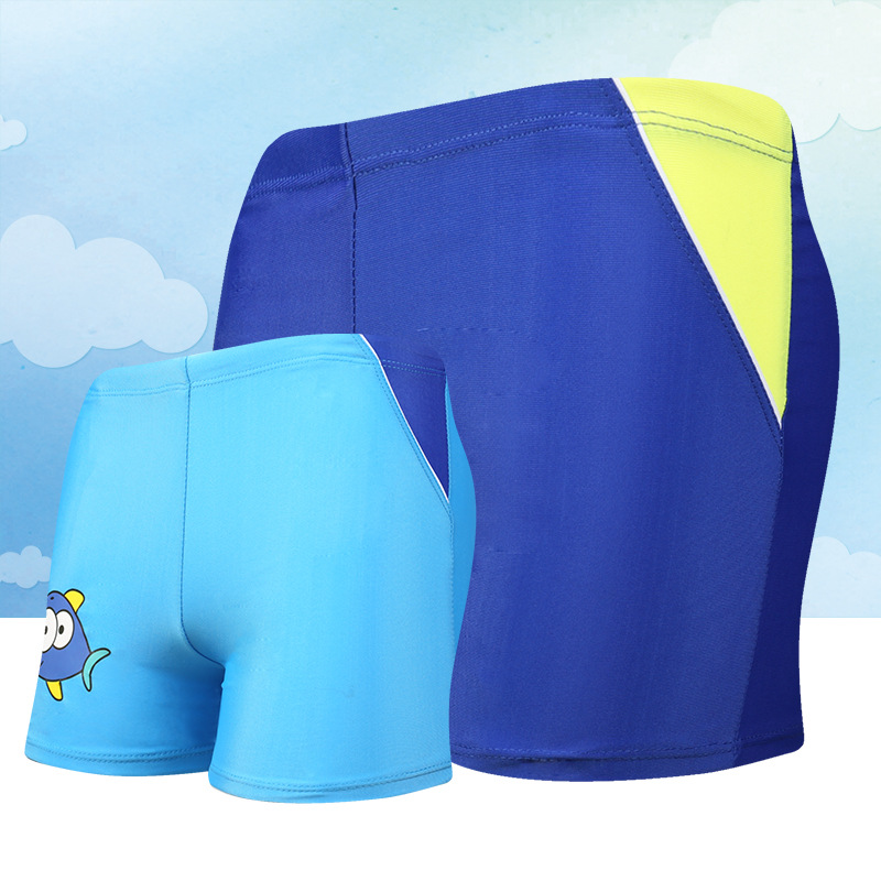 新款儿童游泳裤卡通印花中大童男孩速干沙滩泳裤厂家批发ykzt0915