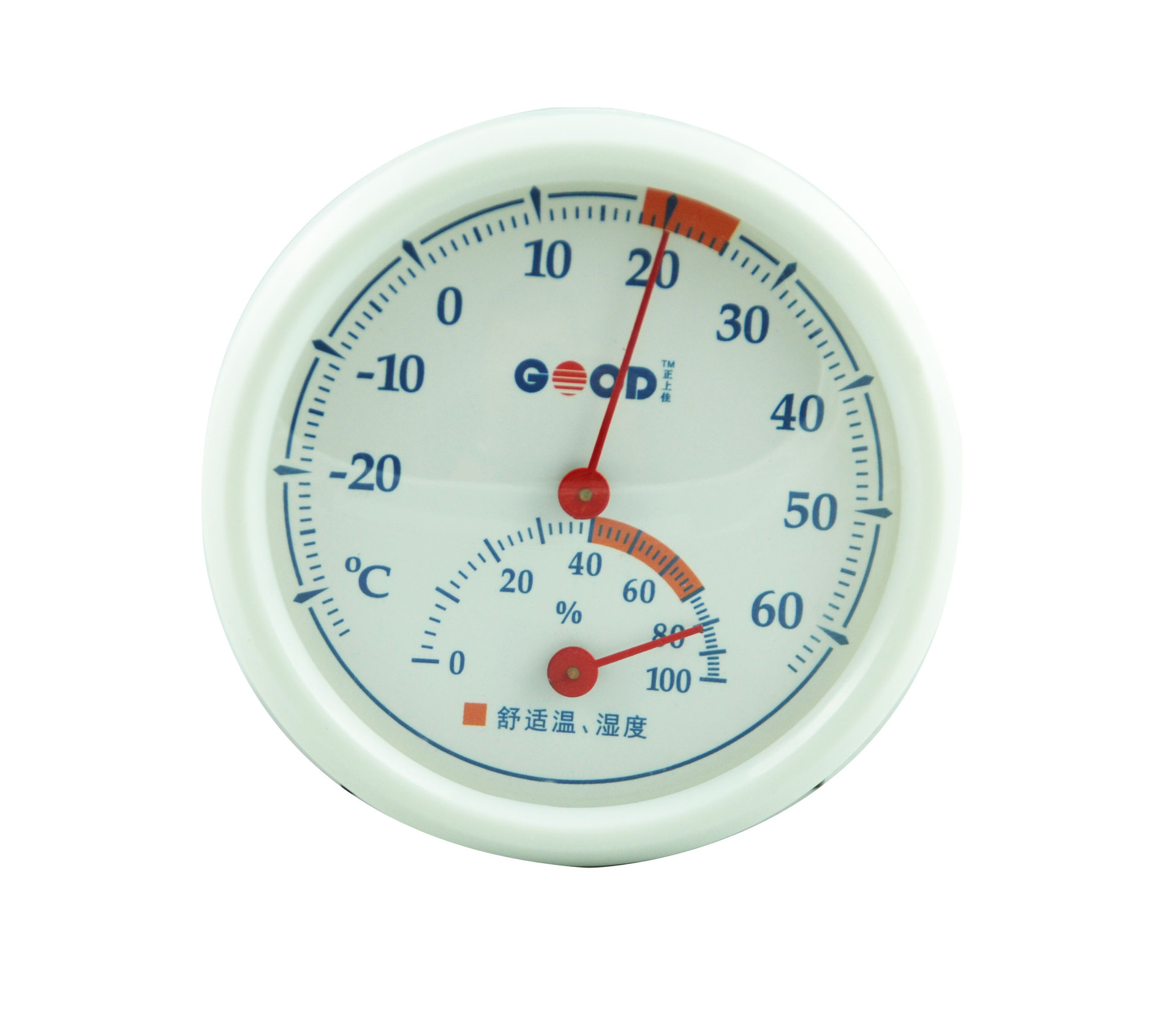 厂家供应指针式悬挂安全环保室内外温度计