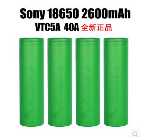 索尼18650vtc5a 2600mah高倍全新原装假一理赔顺丰直发