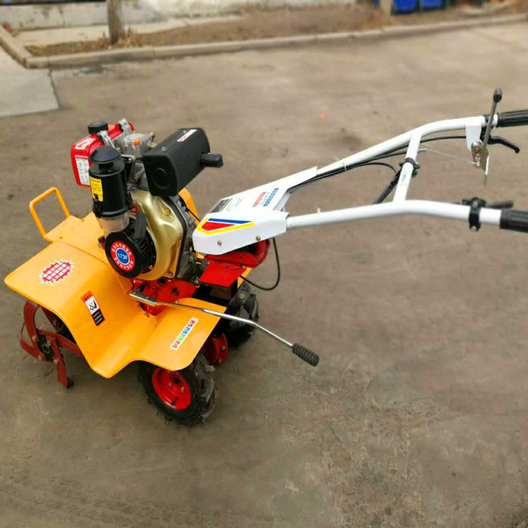 小型全自动四驱前旋微耕机 大棚果园可用大马力旋耕机