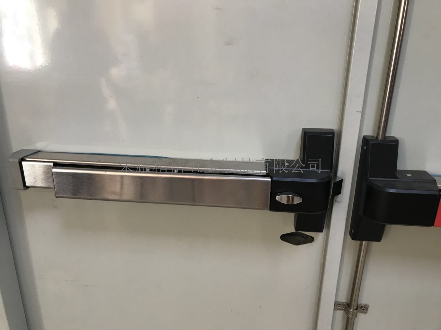 消防门锁 防火门锁推杆锁 走火安全通道锁平推杆报警单双门逃生锁