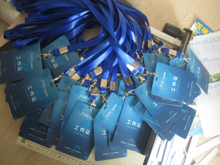 工作证厂牌人像胸卡定制员工会议pvc工作吊牌制作代表嘉宾证定做