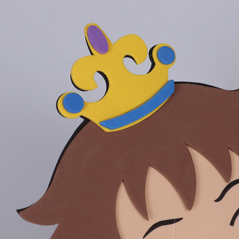 儿童表演道具卡通头饰 eva材质 王子面具头饰厂家批发定制
