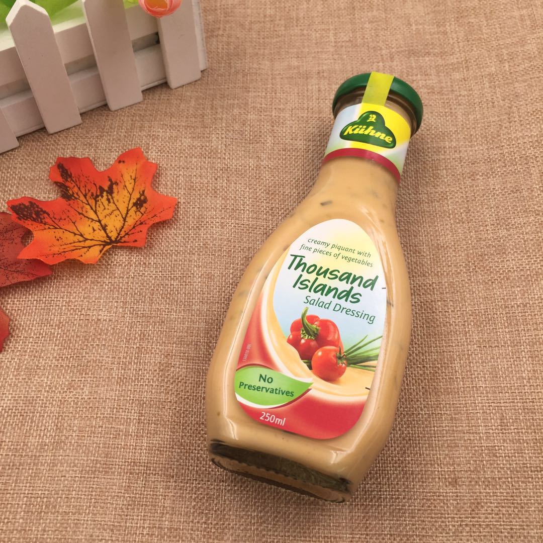 冠利低脂肪沙拉酱 香草汁水果蔬菜和千岛酱9种口味包饭面包沙拉酱