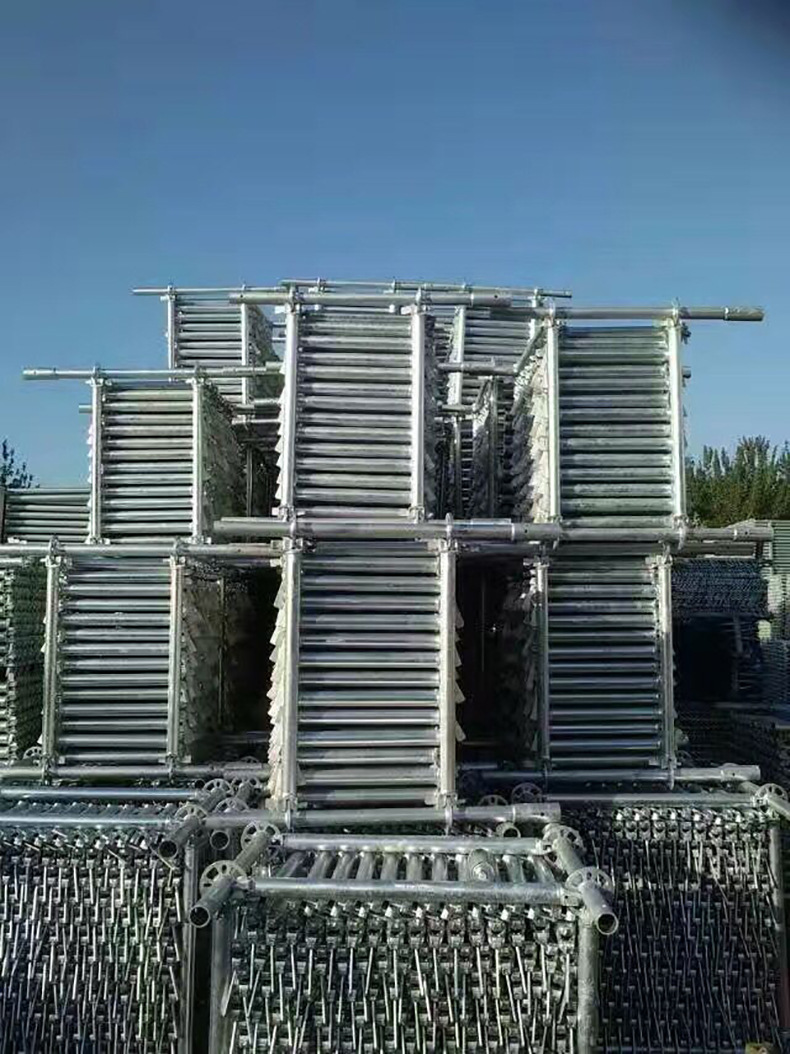盘扣式脚手架镀锌手脚架建筑工地钢管脚手架1米77拉杆盘扣脚手架