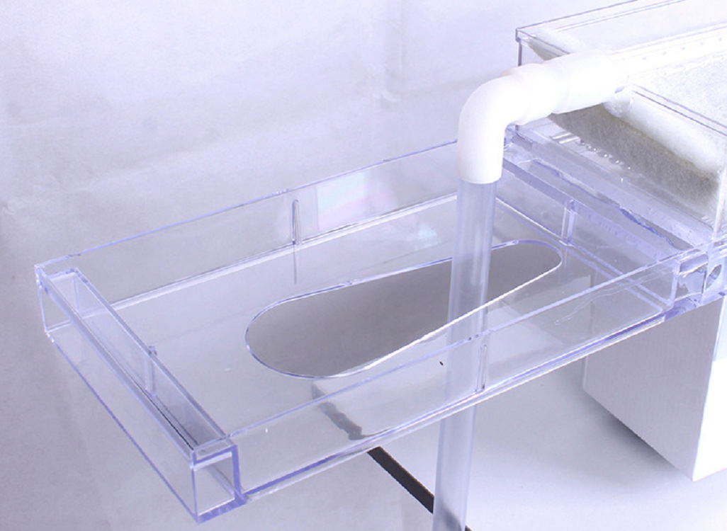 厂家生产鱼缸器上置盒滴流槽缸顶上部雨淋式过滤上部过滤槽滴流盒