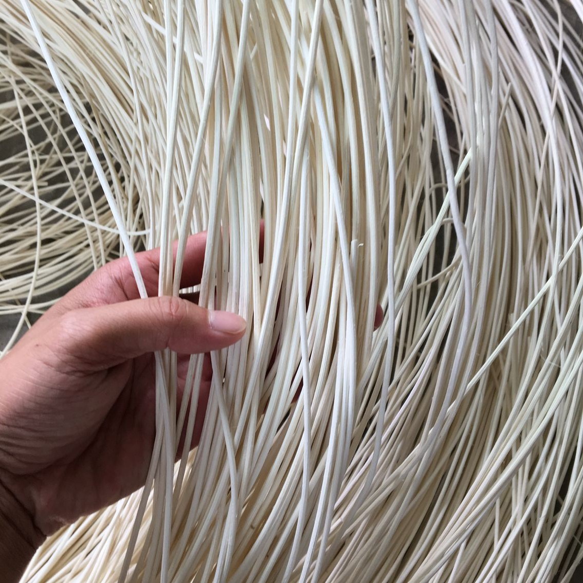 米白色 藤圈 藤球 原材料 原生态印尼藤条 工艺品材料 1件是500克