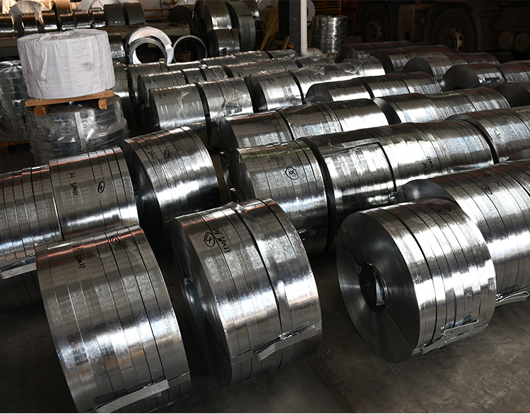 热镀锌钢带金属波纹管钢带 大棚管带钢电缆铠装钢带铁皮打包带