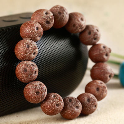 紫金鼠手串招财鼠菩提子原籽三眼紫金鼠手串文玩佛珠