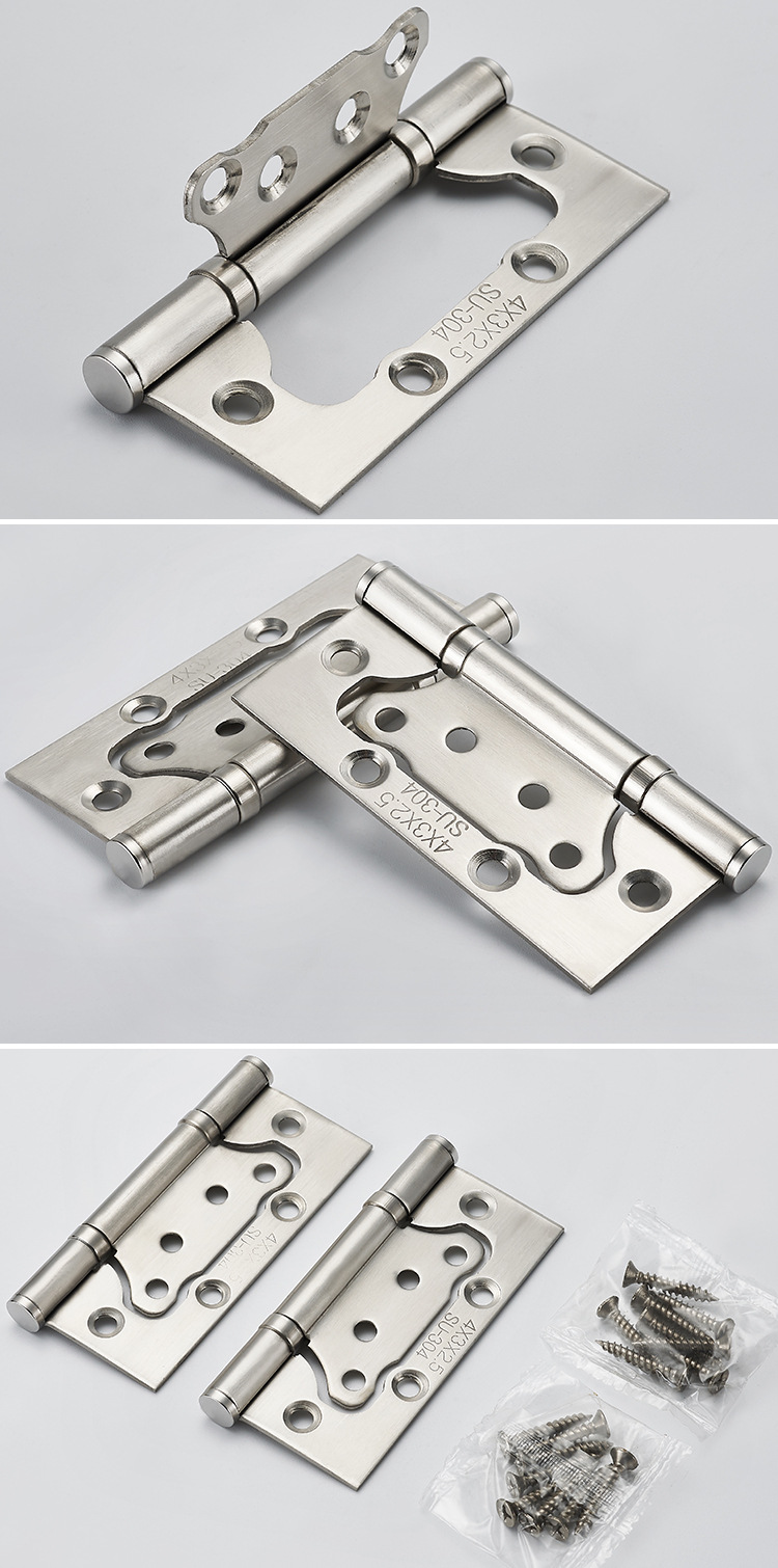 合页4寸3.0家居橱柜木门铰链门窗五金配件子母合页