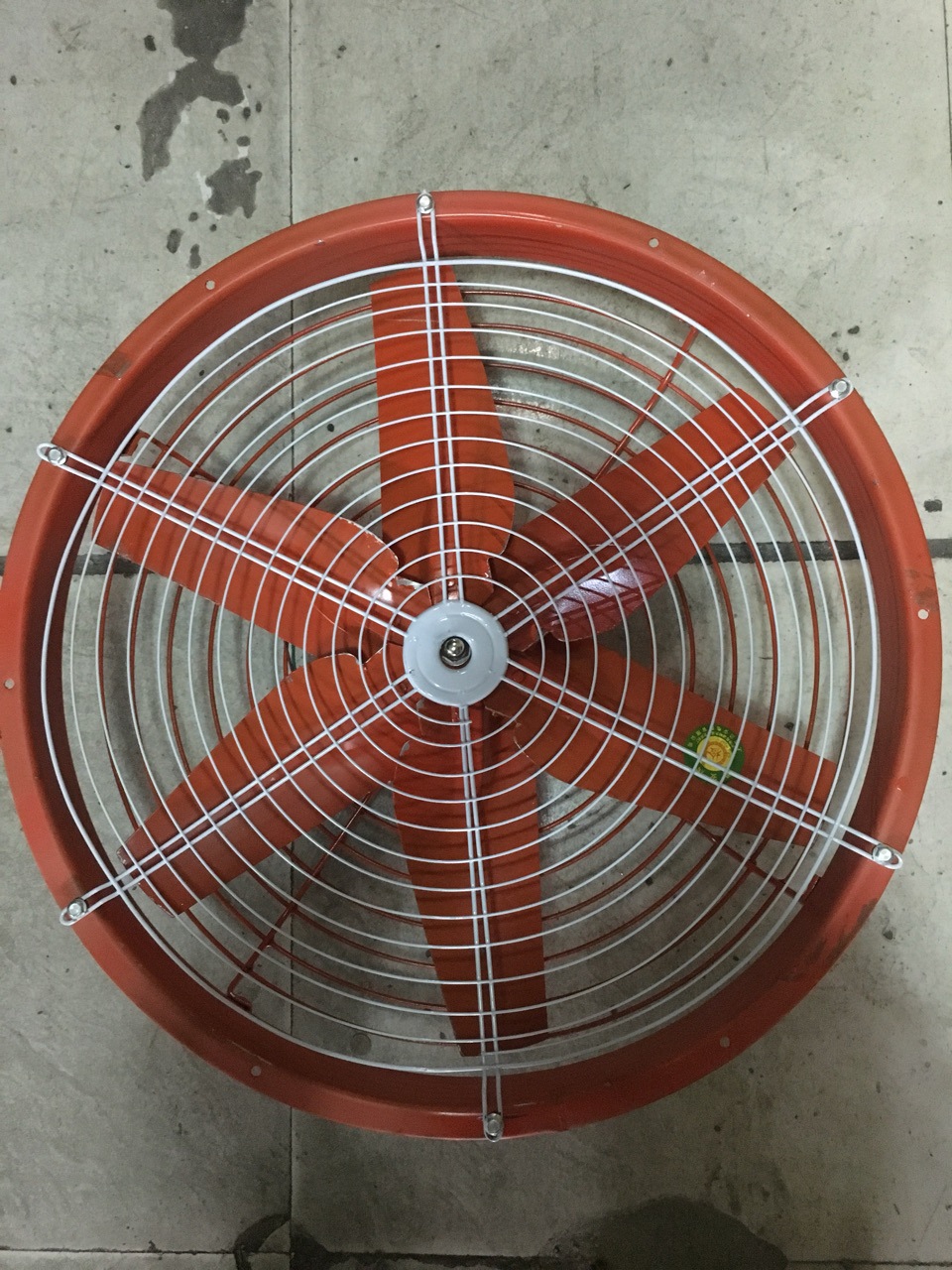 圆形强力工业排气扇fa750mm排风扇抽风前后双面带网成都