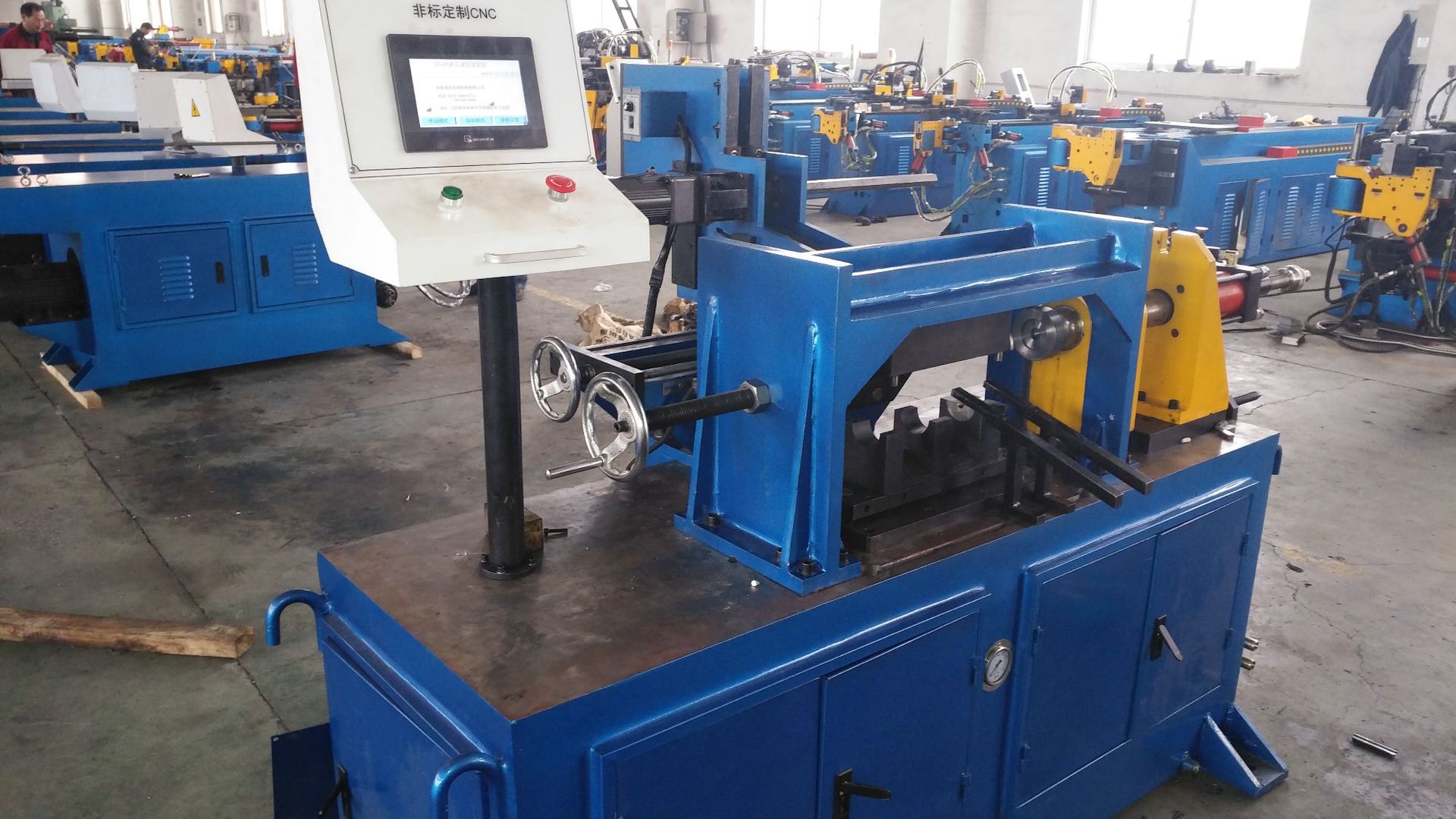 【缩管机】全自动液压胀管起筋缩管机 管端成型数控钢管缩径机