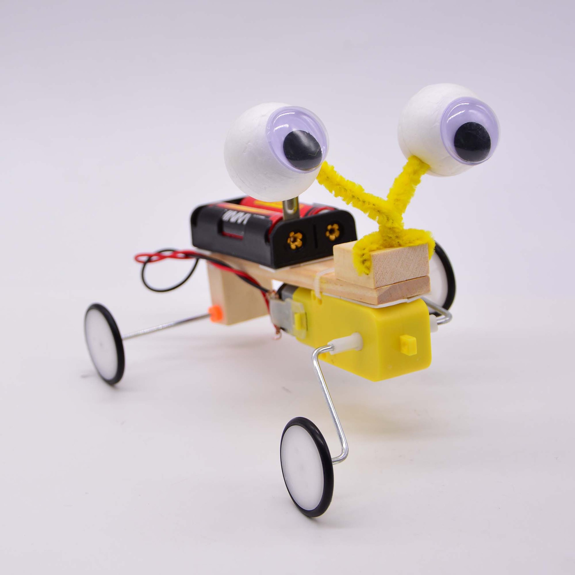 科技小制作小发明 电动机器人 男孩 小学生diy爬虫创意手工材料包