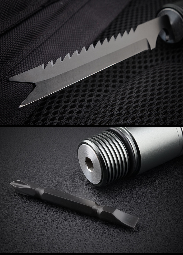 汉道战术棍中刀防身武器野外生存装备刀棍多功能军工刀具军刀长款