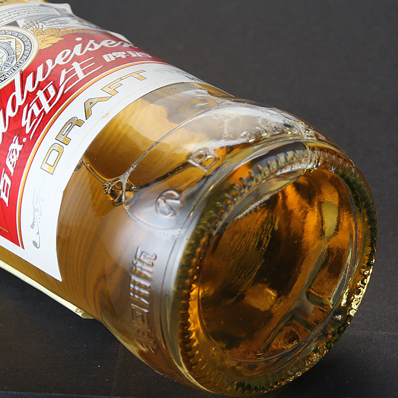 budweiser百威纯生小百威啤酒瓶装330ml24瓶整箱百威英博