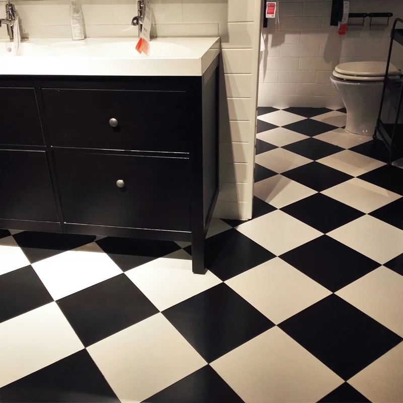 特价客厅瓷砖黑白地砖防滑砖仿古墙砖300x300卫生间墙砖佛山地砖