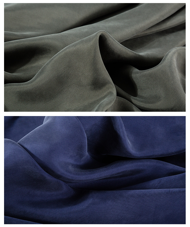铜氨丝面料 斜纹铜氨布 120d铜氨人丝斜纹 时尚女装休闲衬衫裤装