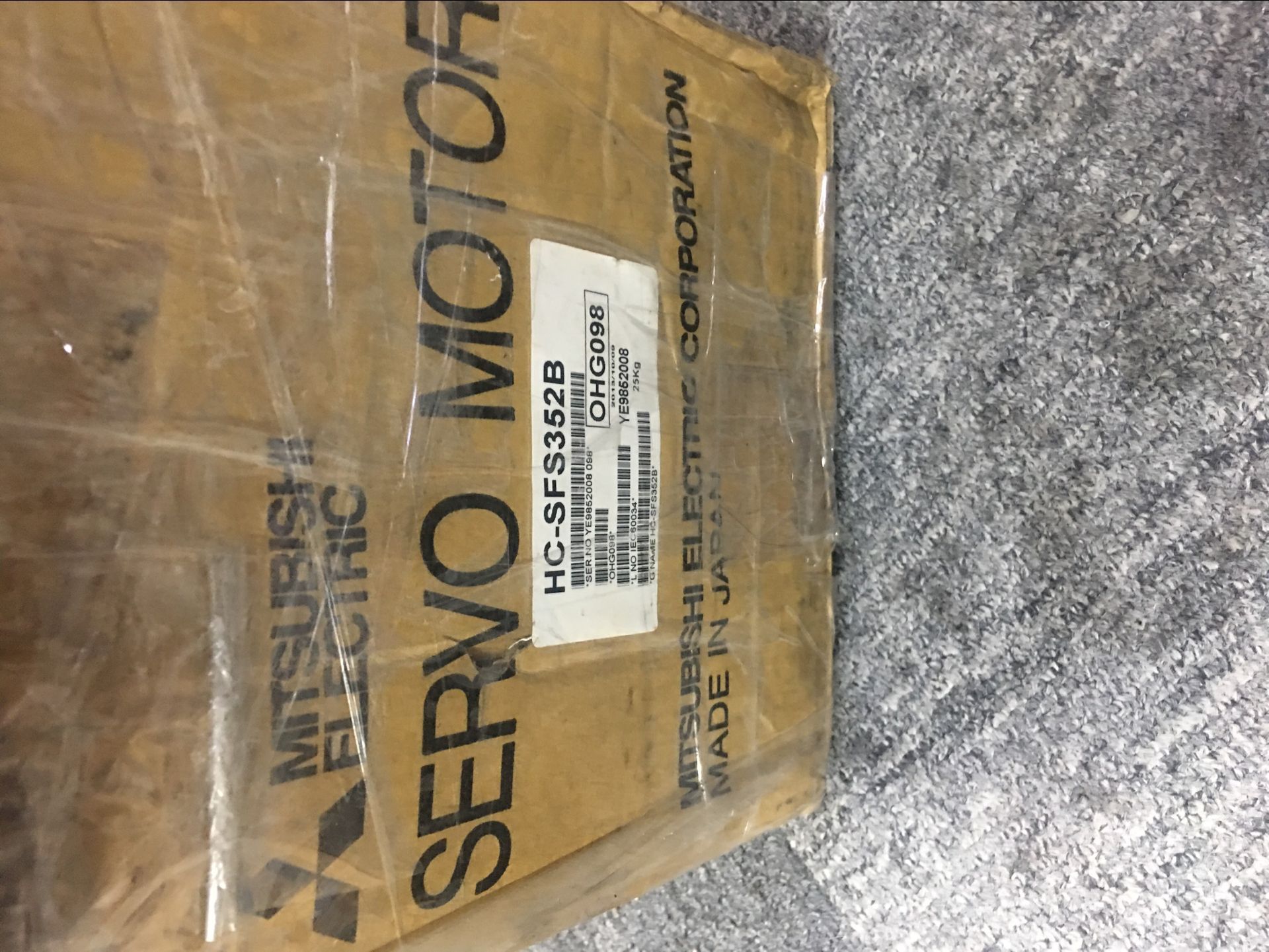 全新原装正品三菱伺服电机hc-sfs352b现货出售 hc-sfs352b带刹车
