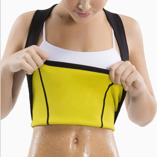 热销女士运动潜水料无胸束身衣 跑步健身爆汗排汗收腹上衣定制