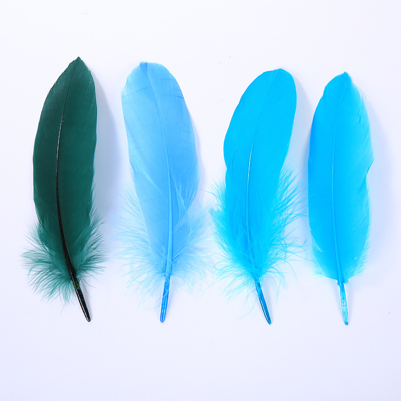 Factory Direct High Quality Swan Hair Diy Color Hard Floating Feather Stage Clothing Decoration Accessories Feather Wholesale