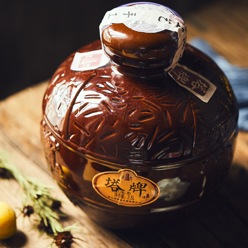 塔牌黄酒香雪酒2.5l坛装礼盒手工糯米甜型黄酒绍兴特产自饮送礼酒